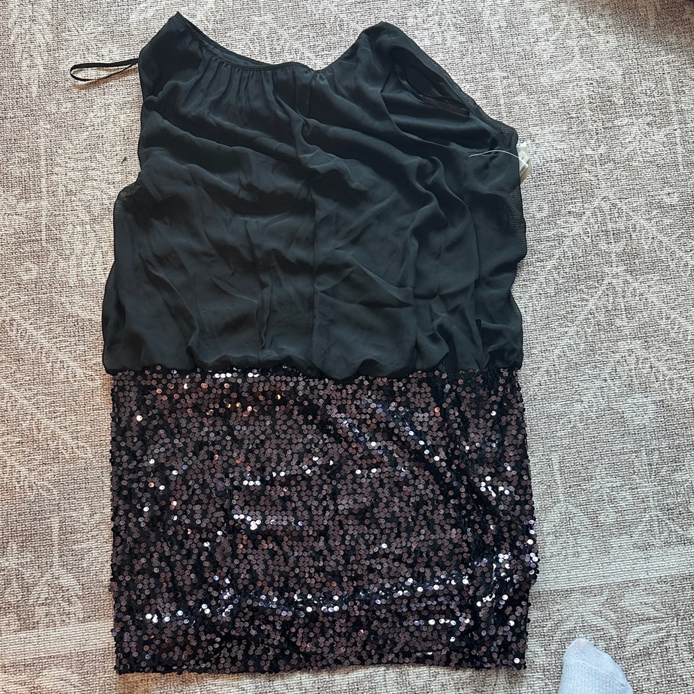 Liliana Black Sequin Blouse